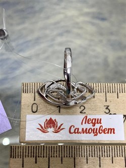 *Кольцо р.18,5 арт. 37-КЛ913-06-(1) Вес 3 г - фото 296860