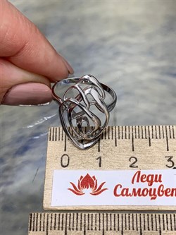 *Кольцо р.18,5 арт. 37-КЛ913-06-(1) Вес 3 г - фото 296861