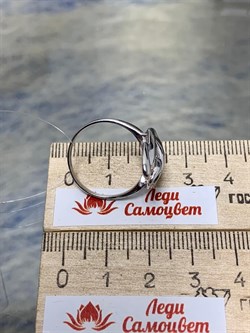 *Кольцо р.18,5 арт. 37-КЛ913-06-(1) Вес 3 г - фото 296862