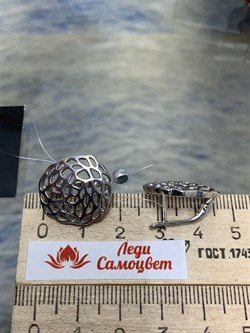 *Серьги Elements арт. 37-СЛ018-31-1 Вес 6,10 г - фото 296895 *Серьги Elements арт. 37-СЛ018-31-1 Вес 6,10 г - фото 296895