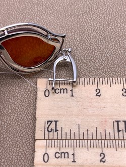 *Серьги Коньячный Янтарь арт. 23020219519-243 Вес 9,8 г - фото 297084 *Серьги Коньячный Янтарь арт. 23020219519-243 Вес 9,8 г - фото 297084