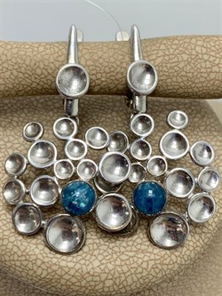 *Серьги Elements Голубой Апатит арт. 37-СЛ036-31-579-8000 Вес 7,18 г - фото 297307 *Серьги Elements Голубой Апатит арт. 37-СЛ036-31-579-8000 Вес 7,18 г - фото 297307