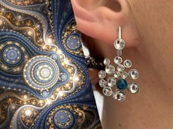 *Серьги Elements Голубой Апатит арт. 37-СЛ036-31-579-8000 Вес 7,18 г - фото 297308 *Серьги Elements Голубой Апатит арт. 37-СЛ036-31-579-8000 Вес 7,18 г - фото 297308