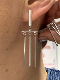 *Серьги арт. ЛС37-СЛ025/1-14-000 Вес 9,15 г - фото 297369 *Серьги арт. ЛС37-СЛ025/1-14-000 Вес 9,15 г - фото 297369