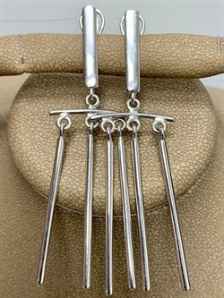 *Серьги арт. ЛС37-СЛ025/1-14-000 Вес 9,15 г - фото 297374 *Серьги арт. ЛС37-СЛ025/1-14-000 Вес 9,15 г - фото 297374