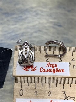 *Серьги Elements арт. 37-СЛ038-31 Вес 6,84 г - фото 297461 *Серьги Elements арт. 37-СЛ038-31 Вес 6,84 г - фото 297461