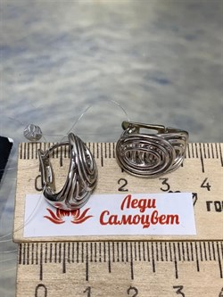 *Серьги Elements арт. 37-СЛ038-31 Вес 6,84 г - фото 297462 *Серьги Elements арт. 37-СЛ038-31 Вес 6,84 г - фото 297462