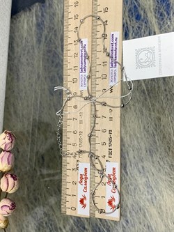 *Цепь р.50 Перлина Снейк арт. 181163R015L50-804 (Вес 6 г) - фото 298545