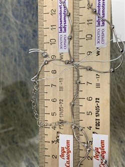 *Цепь р.50 Перлина Снейк арт. 181163R015L50-804 (Вес 6 г) - фото 298546