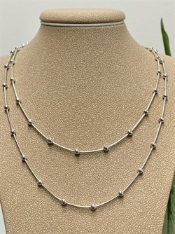 *Цепь р.45 Перлина Снейк арт. 181163R015L45-234 (Вес 5,43 г) - фото 298550