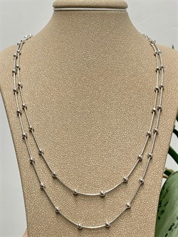 *Цепь р.40 Перлина Снейк арт. 181163R015L40-833 (Вес 4,81 г) - фото 298560