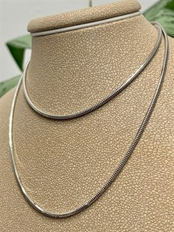 *Цепь р.45 Снейк Змейка арт. 2108R160L45-082 Вес 4,37 г - фото 298784 *Цепь р.45 Снейк Змейка арт. 2108R160L45-082 Вес 4,37 г - фото 298784