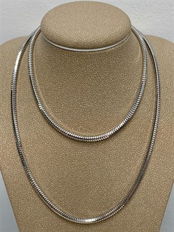 *Цепь р.60 Змейка арт. 2108R300L60-155, (Вес 18,70 г) - фото 299491