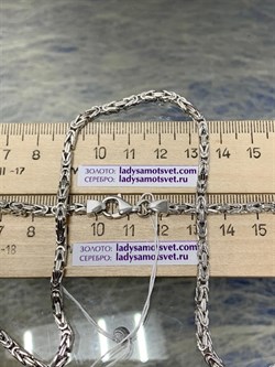 *Цепь р.60 Королевская арт. 3204R080L60-726 Вес 35,19 г - фото 299944