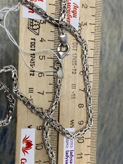 *Цепь р.50 д.080 Королевская арт 3204R080L50-159 вес 29,55 г - фото 299966