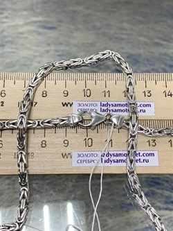 *Цепь р.60 Королевская арт. 3204R100L60-207 Вес 54,37 г - фото 299981