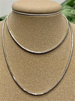 *Цепь р.60 Змейка арт. 2108R120L60-152 (Вес 3,59 г) - фото 300224 *Цепь р.60 Змейка арт. 2108R120L60-152 (Вес 3,59 г) - фото 300224