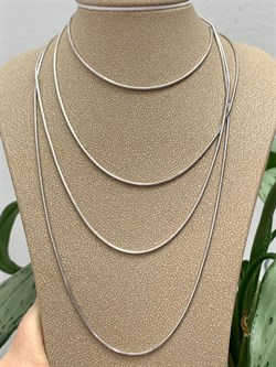 *Цепь р.70 Змейка арт. 2108R120L70-707 (Вес 4,30 г) - фото 300276 *Цепь р.70 Змейка арт. 2108R120L70-707 (Вес 4,30 г) - фото 300276