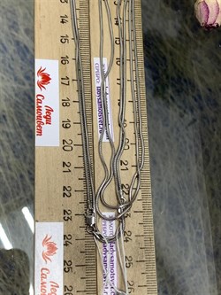 *Цепь р.70 Змейка арт. 2108R120L70-707 (Вес 4,30 г) - фото 300285 *Цепь р.70 Змейка арт. 2108R120L70-707 (Вес 4,30 г) - фото 300285