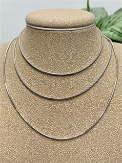 *Цепь р.80 Змейка арт. 2108R120L80-168 (Вес 4,64 г) - фото 300350 *Цепь р.80 Змейка арт. 2108R120L80-168 (Вес 4,64 г) - фото 300350