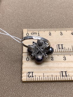 *Кольцо р.19,5 Жемчуг Микс д.7*7,5мм арт. 1.0106.0.b-230 Вес 5,04 г - фото 301125