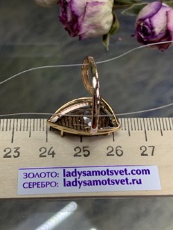 *Кольцо р.19,5 Раухтопаз Дымчатый Кварц цв Красное арт. 01-2-592-0401-011-712 вес 3,64 г - фото 30115 *Кольцо р.19,5 Раухтопаз Дымчатый Кварц цв Красное арт. 01-2-592-0401-011-712 вес 3,64 г - фото 30115