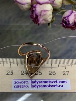 *Кольцо р.19,5 Раухтопаз Дымчатый Кварц цв Красное арт. 01-2-592-0401-011-712 вес 3,64 г - фото 30116 *Кольцо р.19,5 Раухтопаз Дымчатый Кварц цв Красное арт. 01-2-592-0401-011-712 вес 3,64 г - фото 30116