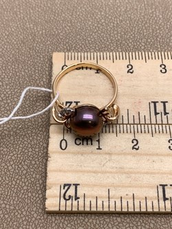 *Кольцо р.16,5 Шоколадный Жемчуг д.9-9,5 цв Красное д.9-9,5 арт. 1.0245.0.b-384 Вес 3,01 г - фото 301414 *Кольцо р.16,5 Шоколадный Жемчуг д.9-9,5 цв Красное д.9-9,5 арт. 1.0245.0.b-384 Вес 3,01 г - фото 301414