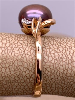 *Кольцо р.16,5 Шоколадный Жемчуг д.9-9,5 цв Красное д.9-9,5 арт. 1.0245.0.b-384 Вес 3,01 г - фото 301421 *Кольцо р.16,5 Шоколадный Жемчуг д.9-9,5 цв Красное д.9-9,5 арт. 1.0245.0.b-384 Вес 3,01 г - фото 301421