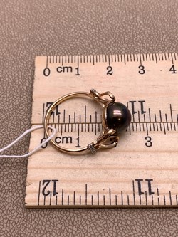 *Кольцо р.17 Шоколадный Жемчуг д.8-8,5 цв Красное арт. 1.0247.0.b-744 Вес 3,06 г - фото 301447 *Кольцо р.17 Шоколадный Жемчуг д.8-8,5 цв Красное арт. 1.0247.0.b-744 Вес 3,06 г - фото 301447