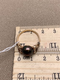 *Кольцо р.17 Шоколадный Жемчуг д.8-8,5 цв Красное арт. 1.0247.0.b-744 Вес 3,06 г - фото 301450 *Кольцо р.17 Шоколадный Жемчуг д.8-8,5 цв Красное арт. 1.0247.0.b-744 Вес 3,06 г - фото 301450