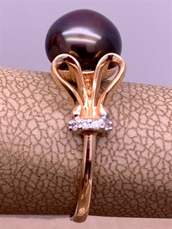 *Кольцо р.17 Шоколадный Жемчуг д.8-8,5 цв Красное арт. 1.0247.0.b-744 Вес 3,06 г - фото 301455 *Кольцо р.17 Шоколадный Жемчуг д.8-8,5 цв Красное арт. 1.0247.0.b-744 Вес 3,06 г - фото 301455