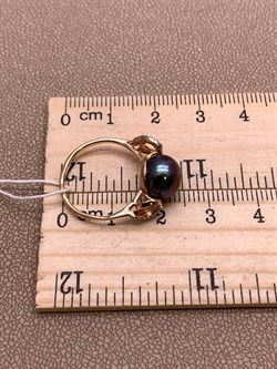 *Кольцо р.16 Шоколадный Жемчуг д.9-9,5 цв Красное арт. 1.0243.0.b-259 Вес 2,87 г - фото 301463 *Кольцо р.16 Шоколадный Жемчуг д.9-9,5 цв Красное арт. 1.0243.0.b-259 Вес 2,87 г - фото 301463