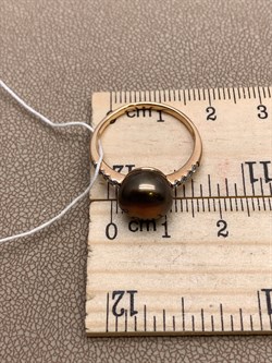 *Кольцо р.18 Шоколадный Жемчуг д.10-10,5 цв Красное д.10-10,5 арт. 1.0815.0.b-414 Вес 3,1 г - фото 301489 *Кольцо р.18 Шоколадный Жемчуг д.10-10,5 цв Красное д.10-10,5 арт. 1.0815.0.b-414 Вес 3,1 г - фото 301489