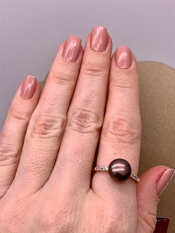 *Кольцо р.18 Шоколадный Жемчуг д.10-10,5 цв Красное д.10-10,5 арт. 1.0815.0.b-414 Вес 3,1 г - фото 301491 *Кольцо р.18 Шоколадный Жемчуг д.10-10,5 цв Красное д.10-10,5 арт. 1.0815.0.b-414 Вес 3,1 г - фото 301491