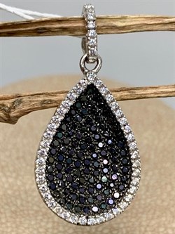 *Подвеска Фианит Микс Микро Вставки арт. 4852R30505pd-724 Вес 2,9 г - фото 301529