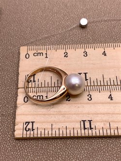 *Кольцо р.17,5 Белый Жемчуг д.10-10,5 цв Красное арт. 01-2-811-0500-010-936 Вес 3,17 г - фото 301657 *Кольцо р.17,5 Белый Жемчуг д.10-10,5 цв Красное арт. 01-2-811-0500-010-936 Вес 3,17 г - фото 301657