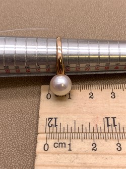 *Кольцо р.17,5 Белый Жемчуг д.10-10,5 цв Красное арт. 01-2-811-0500-010-936 Вес 3,17 г - фото 301666 *Кольцо р.17,5 Белый Жемчуг д.10-10,5 цв Красное арт. 01-2-811-0500-010-936 Вес 3,17 г - фото 301666