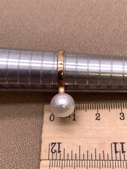 *Кольцо р.17,5 Белый Жемчуг д.10-10,5 цв Красное арт. 01-2-814-0500-010-070 Вес 3,22 г - фото 301682 *Кольцо р.17,5 Белый Жемчуг д.10-10,5 цв Красное арт. 01-2-814-0500-010-070 Вес 3,22 г - фото 301682