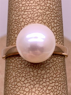 *Кольцо р.17,5 Белый Жемчуг д.10-10,5 цв Красное арт. 01-2-814-0500-010-070 Вес 3,22 г - фото 301683 *Кольцо р.17,5 Белый Жемчуг д.10-10,5 цв Красное арт. 01-2-814-0500-010-070 Вес 3,22 г - фото 301683