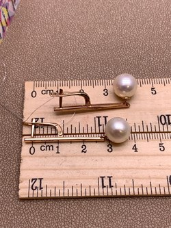 *Серьги Белый Жемчуг д.10-10,5 цв Красное арт. 02-2-813-0500-010-365 Вес 5,76 г - фото 301687 *Серьги Белый Жемчуг д.10-10,5 цв Красное арт. 02-2-813-0500-010-365 Вес 5,76 г - фото 301687