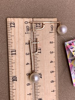 *Серьги Белый Жемчуг д.10-10,5 цв Красное арт. 02-2-813-0500-010-365 Вес 5,76 г - фото 301688 *Серьги Белый Жемчуг д.10-10,5 цв Красное арт. 02-2-813-0500-010-365 Вес 5,76 г - фото 301688