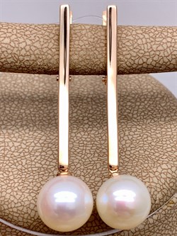 *Серьги Белый Жемчуг д.10-10,5 цв Красное арт. 02-2-813-0500-010-365 Вес 5,76 г - фото 301691 *Серьги Белый Жемчуг д.10-10,5 цв Красное арт. 02-2-813-0500-010-365 Вес 5,76 г - фото 301691