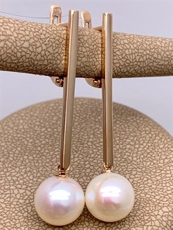 *Серьги Белый Жемчуг д.10-10,5 цв Красное арт. 02-2-813-0500-010-365 Вес 5,76 г - фото 301693 *Серьги Белый Жемчуг д.10-10,5 цв Красное арт. 02-2-813-0500-010-365 Вес 5,76 г - фото 301693