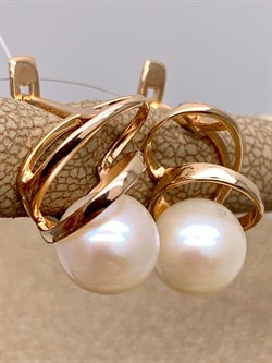 *Серьги Белый Жемчуг д.8-8,5 цв Красное арт. 02-2-113-0500-010-225 Вес 4,04 г - фото 301757 *Серьги Белый Жемчуг д.8-8,5 цв Красное арт. 02-2-113-0500-010-225 Вес 4,04 г - фото 301757