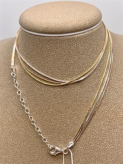 *Цепь р.40-45 Снейк арт. 180823YZS010L40-206 Вес 4,6 г - фото 302572