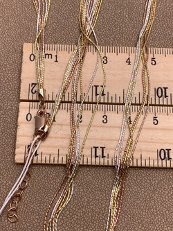 *Цепь р.50 Снейк арт. 187051YZS030L50-929 Вес 8,8 г - фото 303138