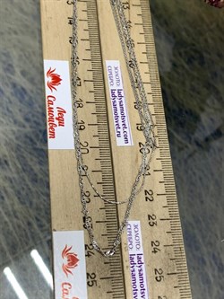 *Колье р.40 Фантазия 3 ряда Якорь Снейк Сингапур арт. 0323R004L40-121, (Вес 3,54 г) - фото 303200 *Колье р.40 Фантазия 3 ряда Якорь Снейк Сингапур арт. 0323R004L40-121, (Вес 3,54 г) - фото 303200