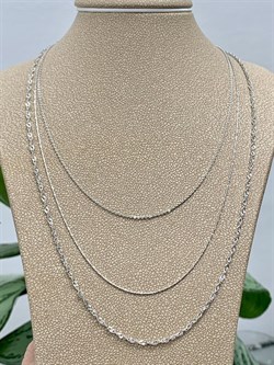 *Колье р.40 Фантазия 3 ряда Якорь Снейк Сингапур арт. 0323R004L40-121, (Вес 3,54 г) - фото 303203 *Колье р.40 Фантазия 3 ряда Якорь Снейк Сингапур арт. 0323R004L40-121, (Вес 3,54 г) - фото 303203