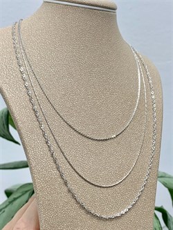 *Колье р.40 Фантазия 3 ряда Якорь Снейк Сингапур арт. 0323R004L40-121, (Вес 3,54 г) - фото 303204 *Колье р.40 Фантазия 3 ряда Якорь Снейк Сингапур арт. 0323R004L40-121, (Вес 3,54 г) - фото 303204